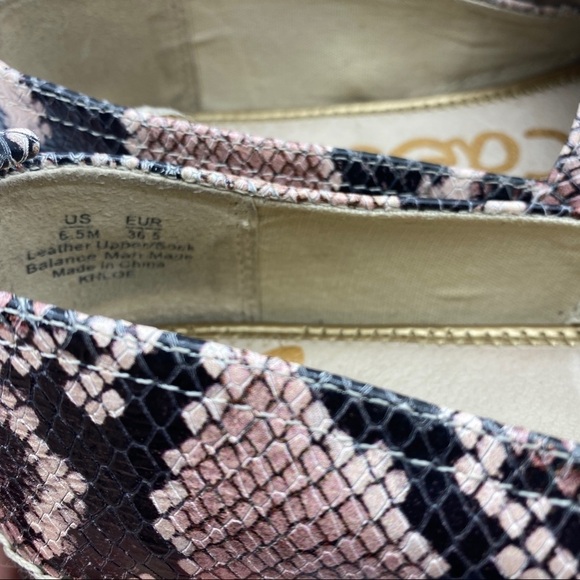 Sam Edelman Khloe Snake Print Espadrille Slip On - Picture 4 of 5
